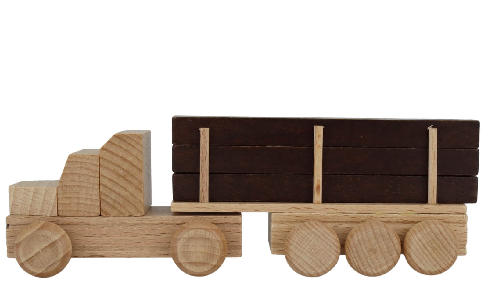 Holzauto US Truck Langholz, natur von Ebert GmbH_1