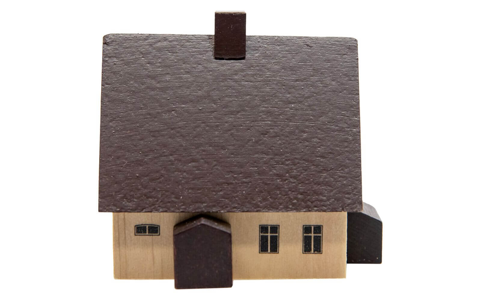 Miniatur Erzgebirgshaus, 5 cm von Spielwarenmacher Günther