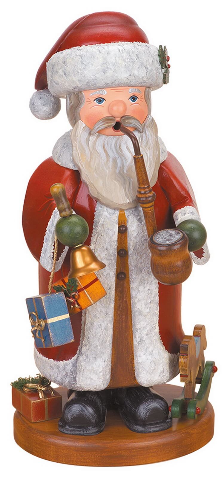 Räuchermännchen Weihnachtsmann, 35 cm, farbig von Hubrig Volkskunst