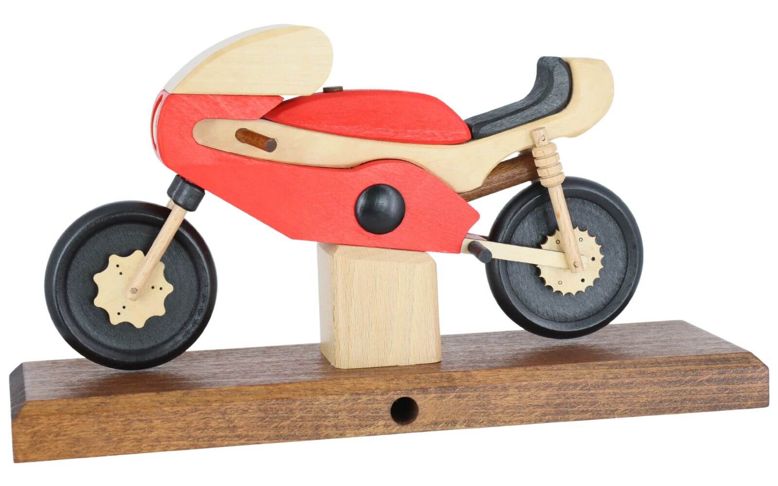 Räuchermann - Räuchermotorrad Rennmaschine, rot von Gerd Hofmann_2