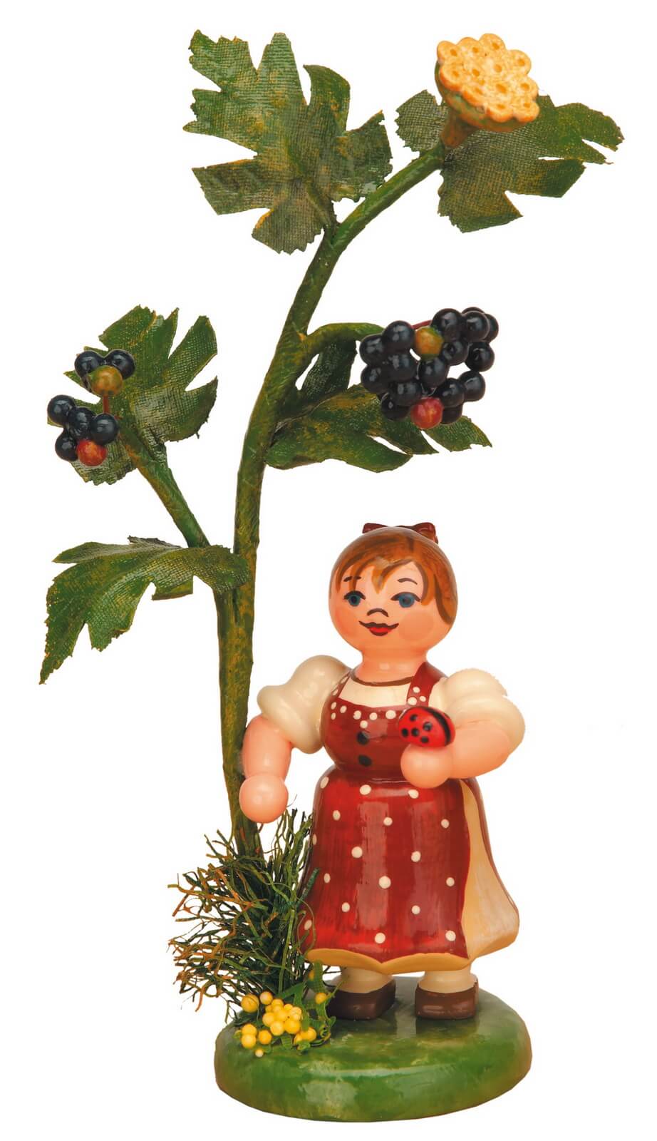 Herbstkind mit Holunder von Hubrig Volkskunst