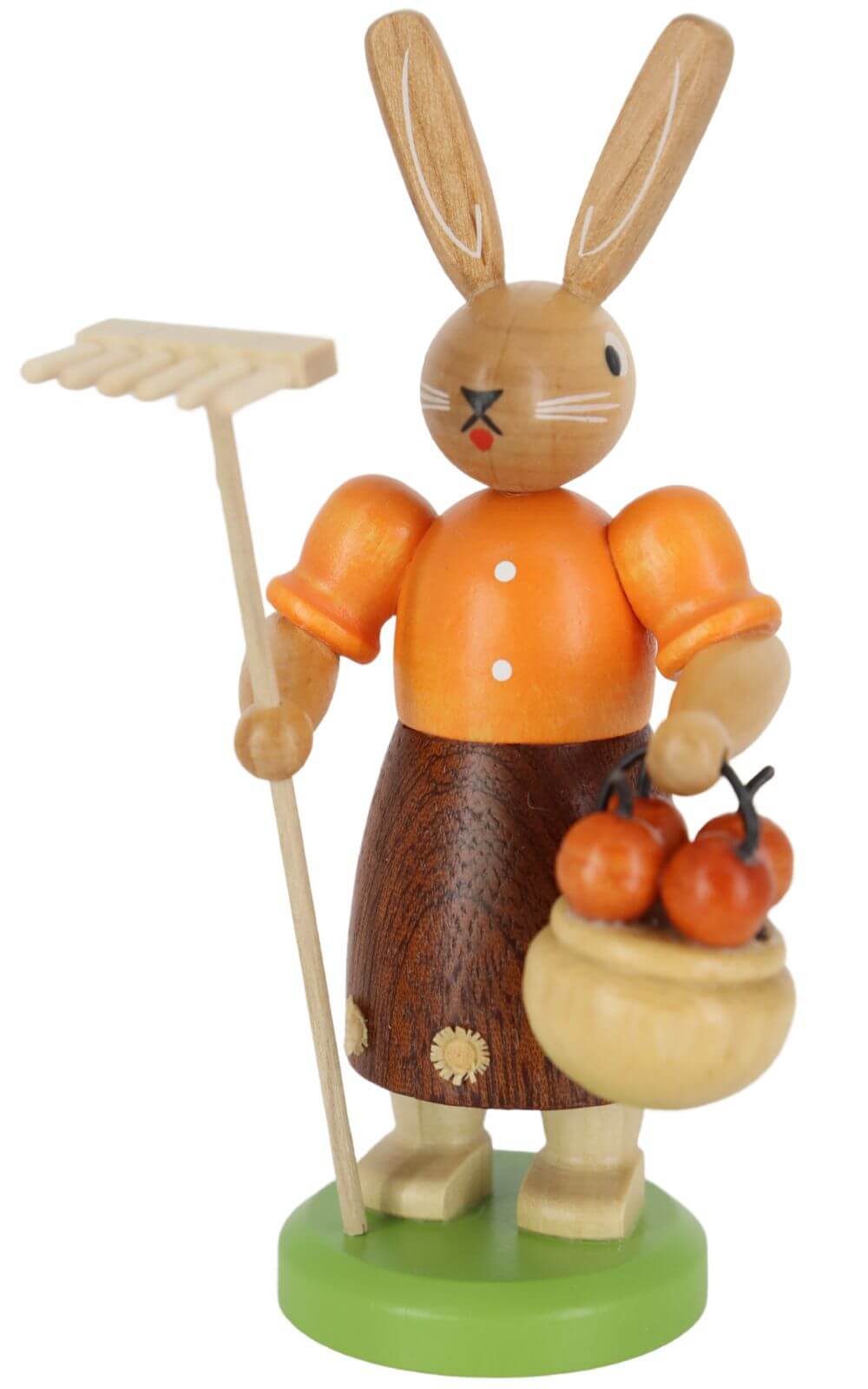 Osterhase Gärtnerin, farbig, 11 cm von Müller Kleinkunst_1