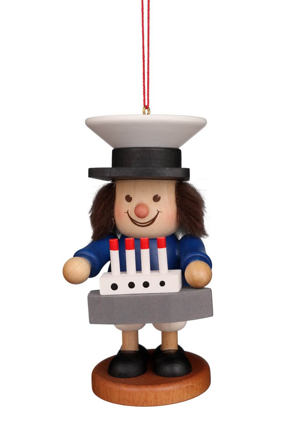 Christbaumschmuck Kapitän Strolch, 11 cm, farbig von Christian Ulbricht