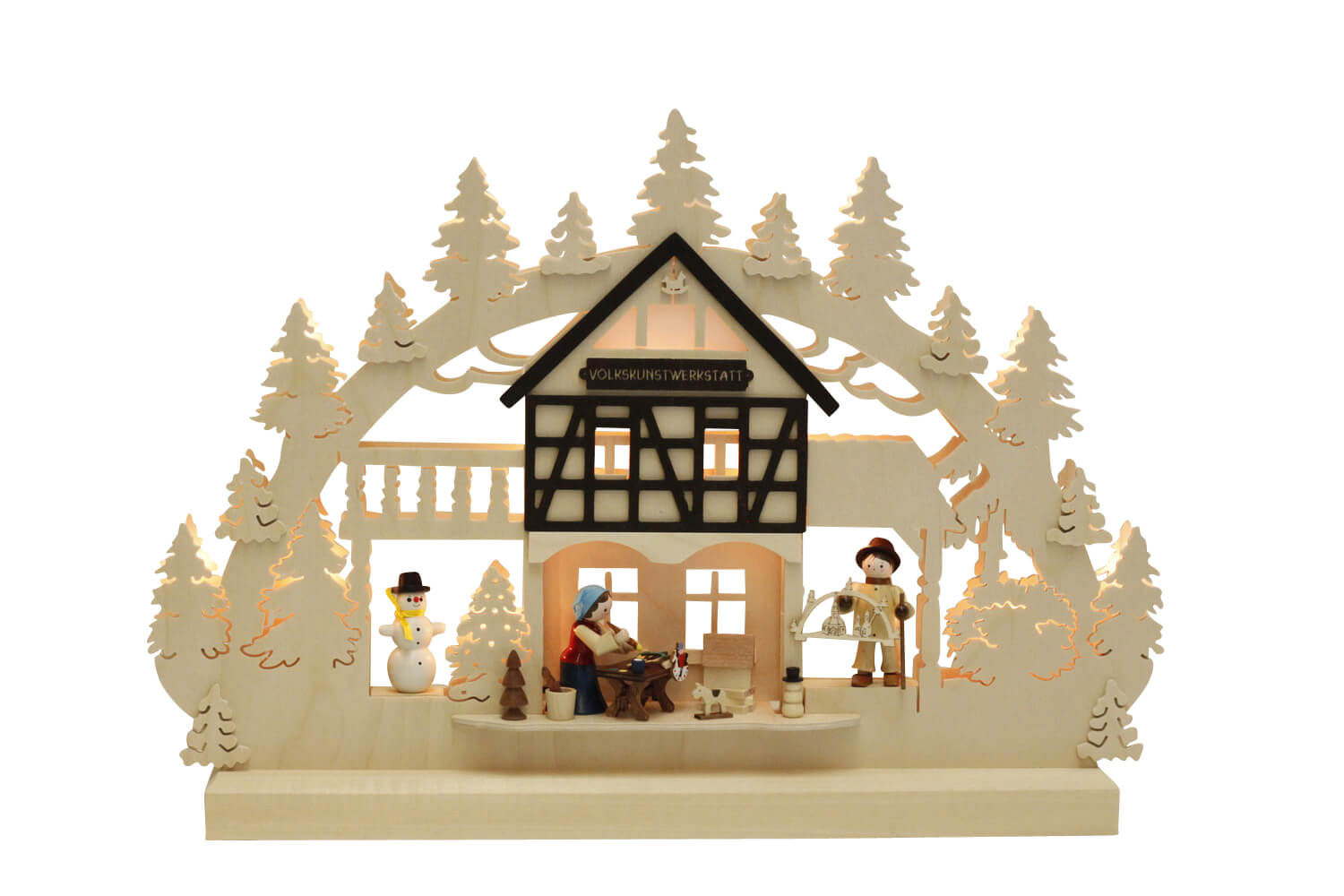 Schwibbogen Volkskunstwerkstatt, 42 cm von Romy Thiel_Bild1