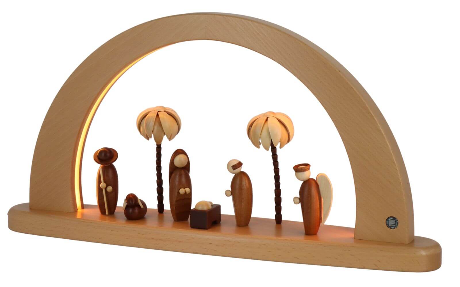 Moderner LED Schwibbogen Heilige Geschichte, 49 cm von Müller Kleinkunst_4
