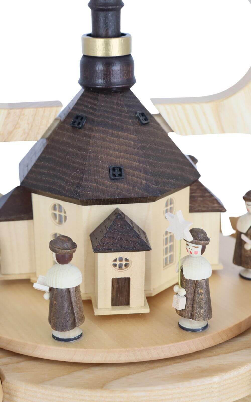 LED Weihnachtspyramide Seiffener Kirche, 36 cm von Müller Kleinkunst_3