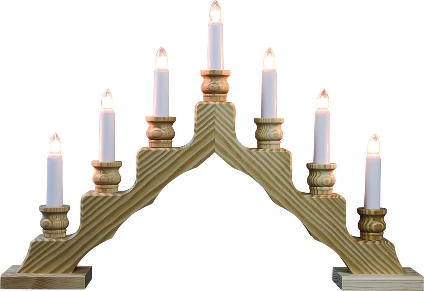 LED Schwibbogen Trendiger Schwede, natur, 48 cm von Weigla