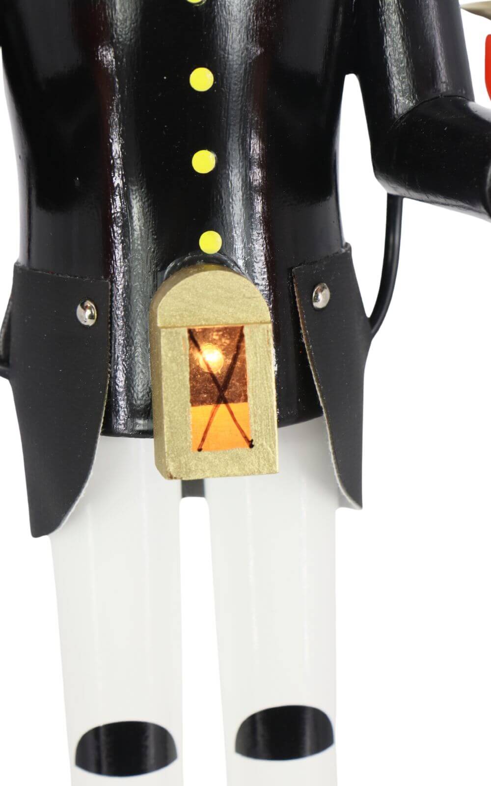Bergmann mit Bauchlampe, 38 cm, farbig, elektrisch beleuchtet von SEIFFEN.COM_3