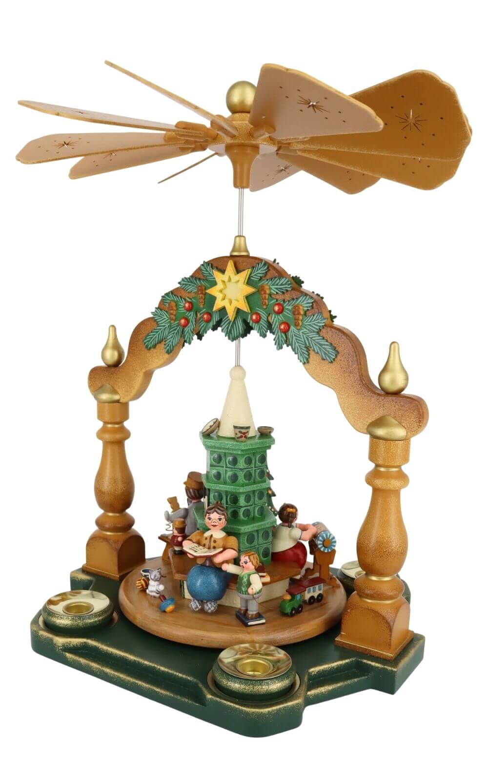 Weihnachtspyramide Großmutters Weihnachtsstube, 35 cm von Hubrig Volkskunst_2