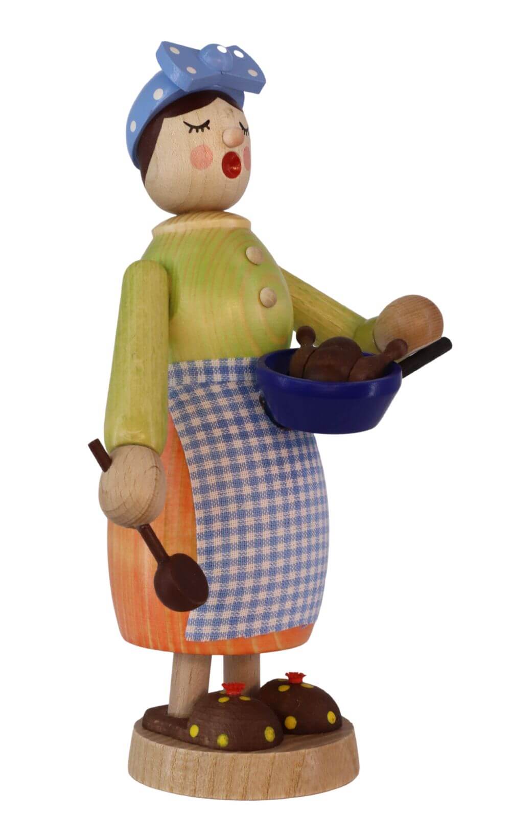 Räuchermännchen Witwe Bolte, 17 cm von Richard Glässer_3