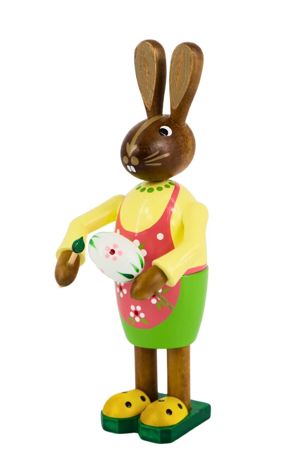 Osterhase - Frau mit Pinsel und kleinem Osterei, 15 cm von Figurenland Uhlig GmbH_3