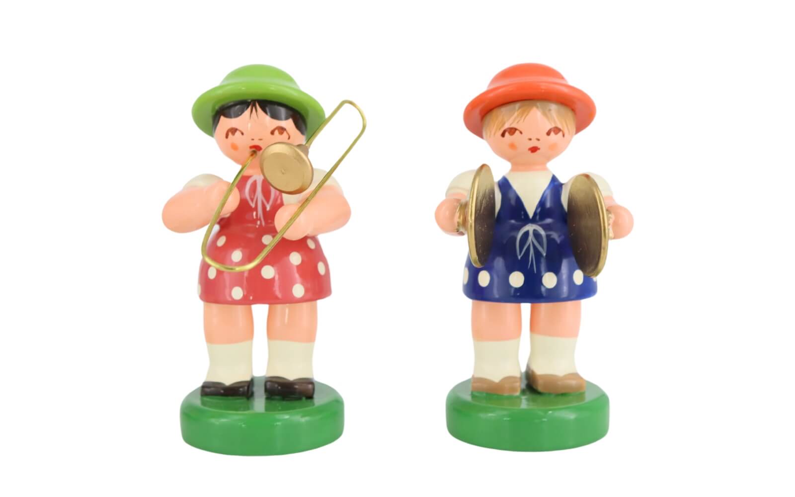 Miniaturen Instrumentenmädchen, 5 Stück, handbemalt von Figurenland Uhlig GmbH_3