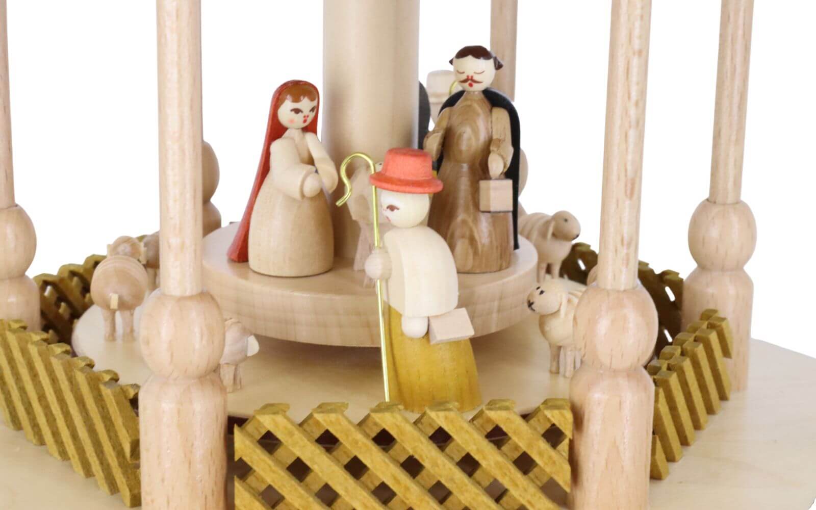 Weihnachtspyramide Christi Geburt, 5 – stöckig, 70 cm von Richard Glässer_4