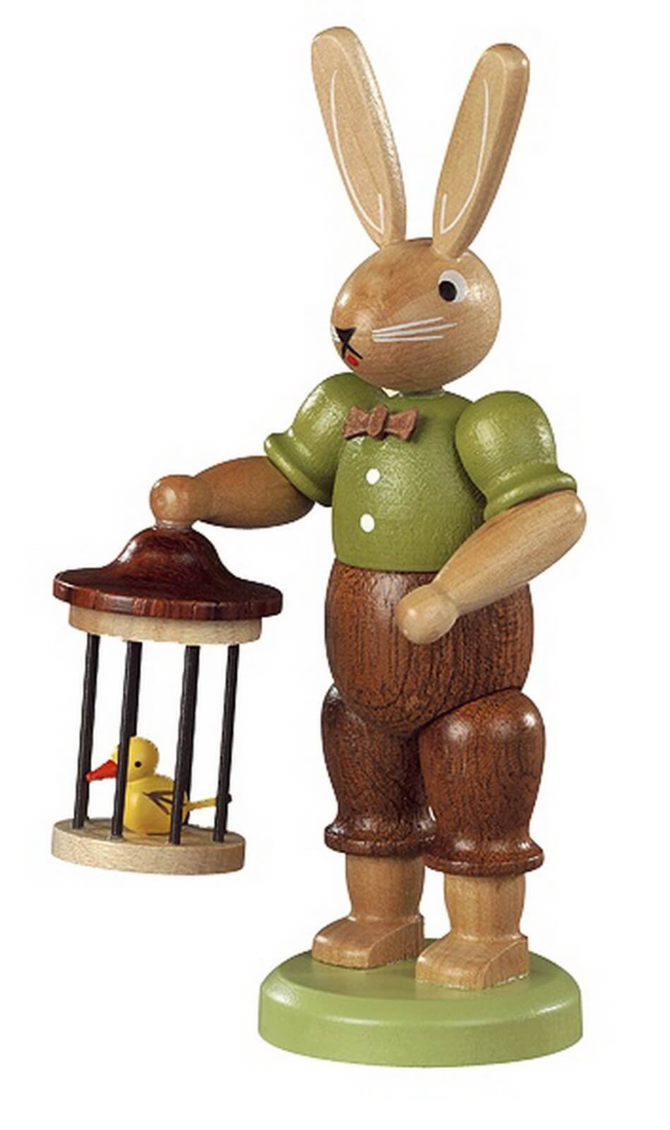Hase mit Vogelkäfig von Müller Kleinkunst