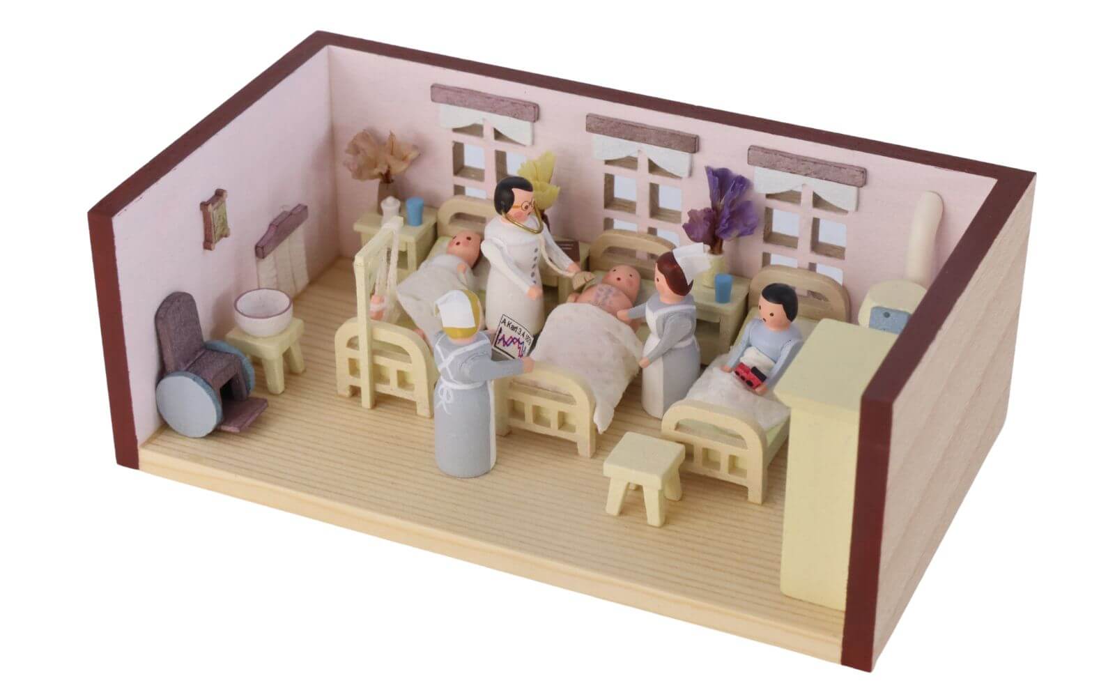 Miniaturstübchen Krankenstube von Gunter Flath_2