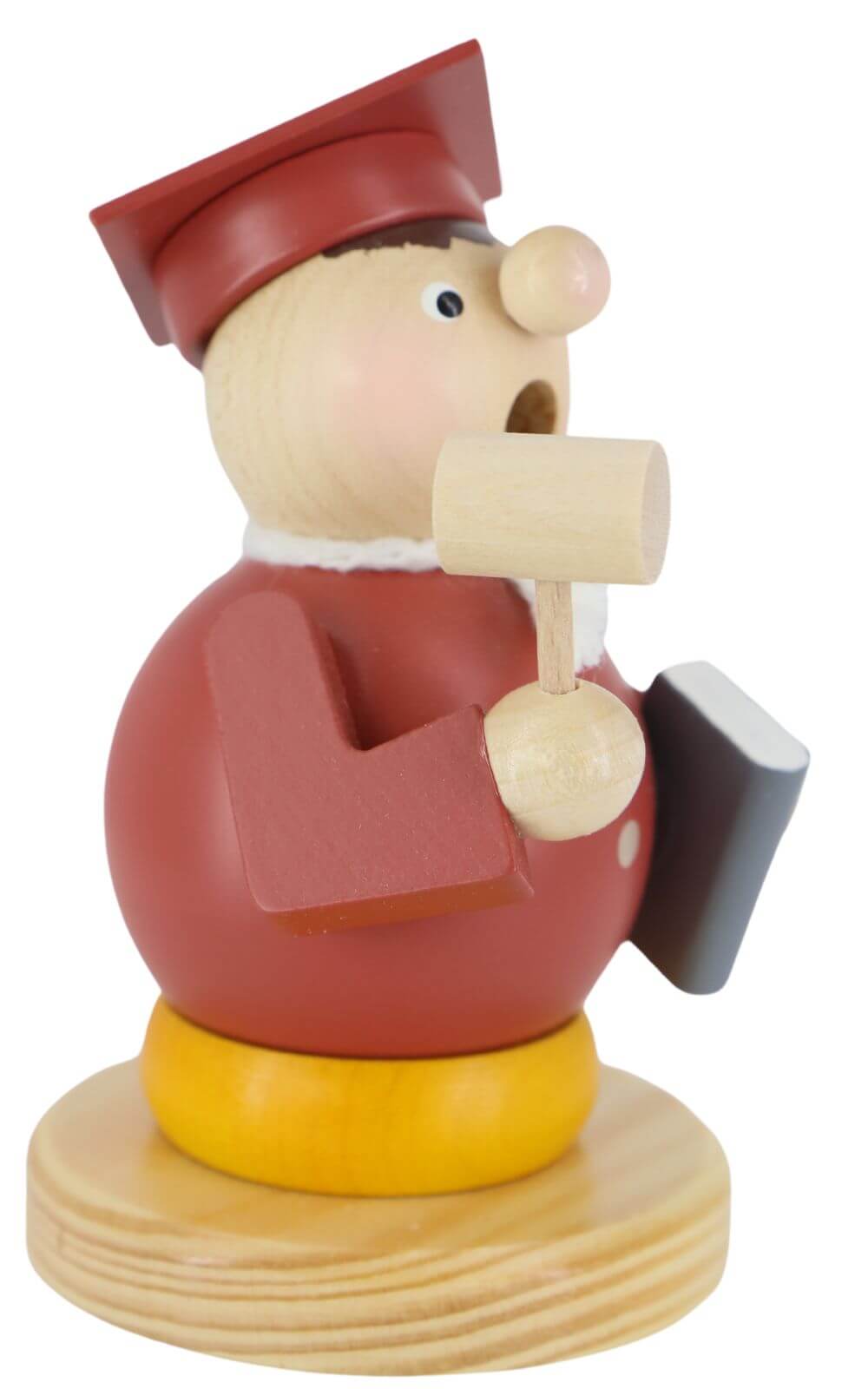 Räuchermännchen Richter Friederich mit Gesetzbuch, 11 cm von Ralf Zenker_2