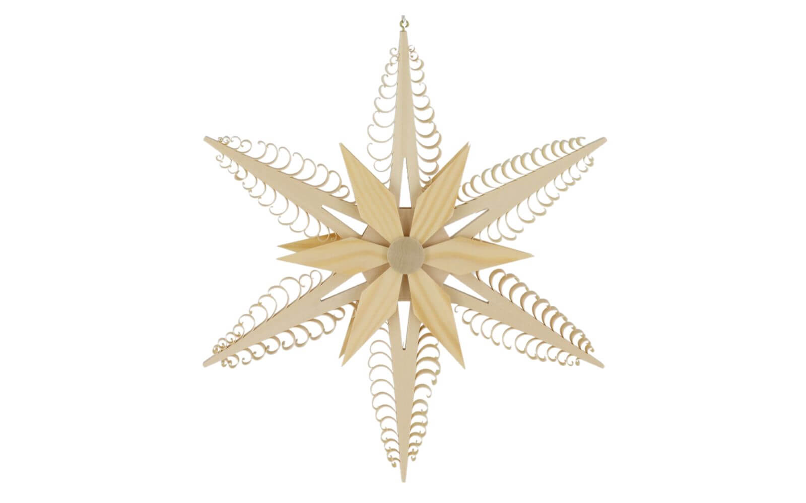 Fensterschmuck Holzstern, Durchmesser 24 cm von Martina Rudolph