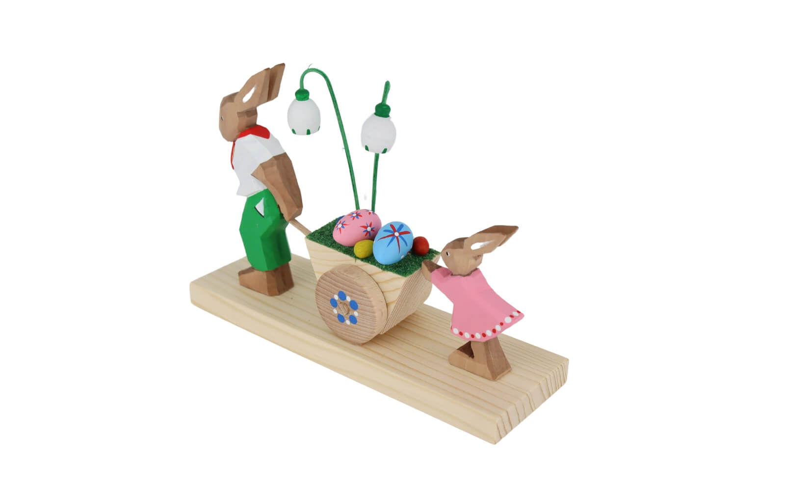 Osterhase Mann mit Kind und Wagen von Bettina Franke_3