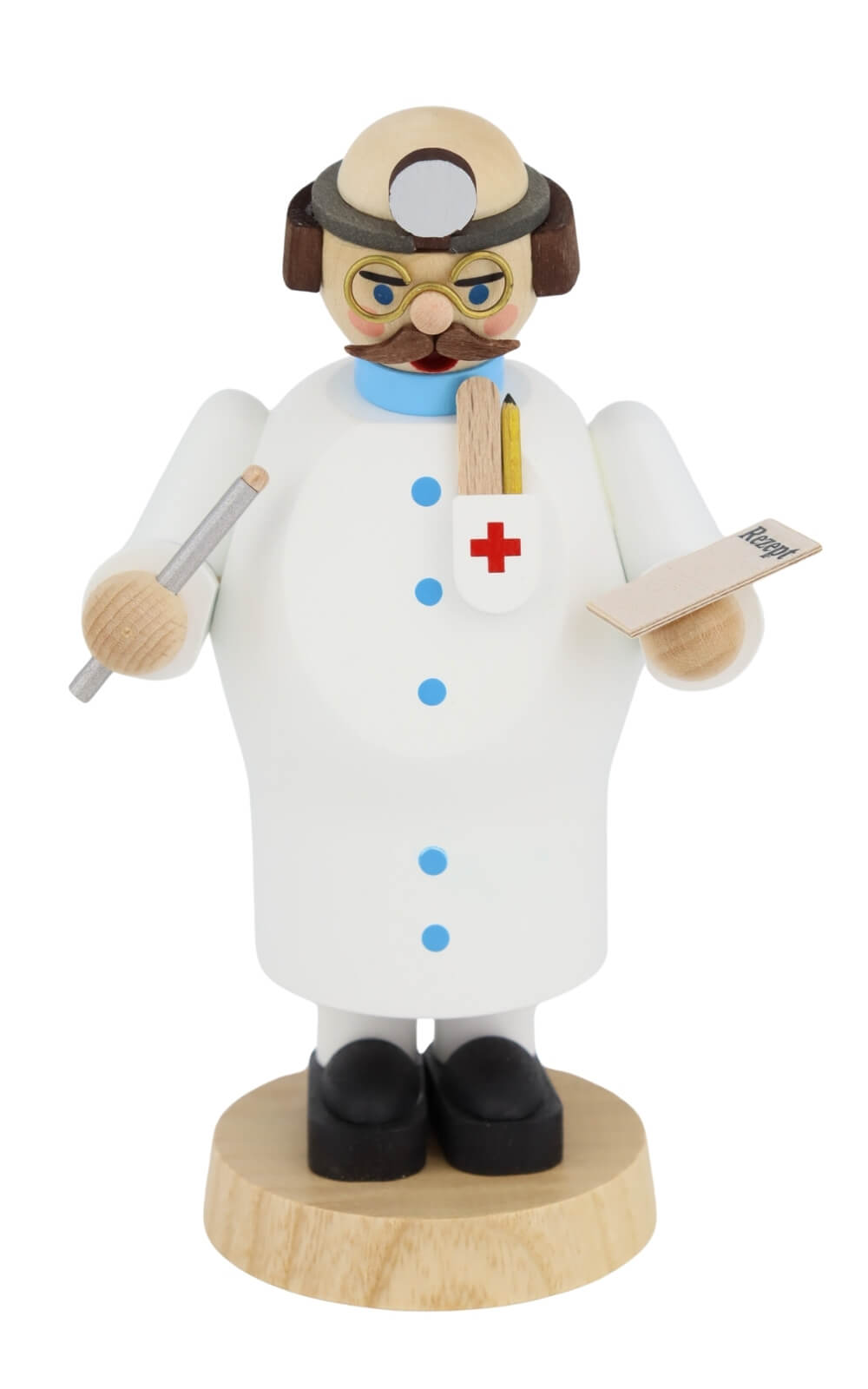 Räuchermännchen Arzt, 14 cm von Richard Glässer