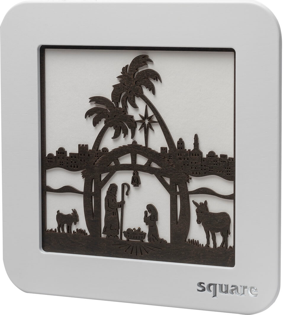 LED Standbild Square Heilige Familie, 29 cm von Weigla_Bild2