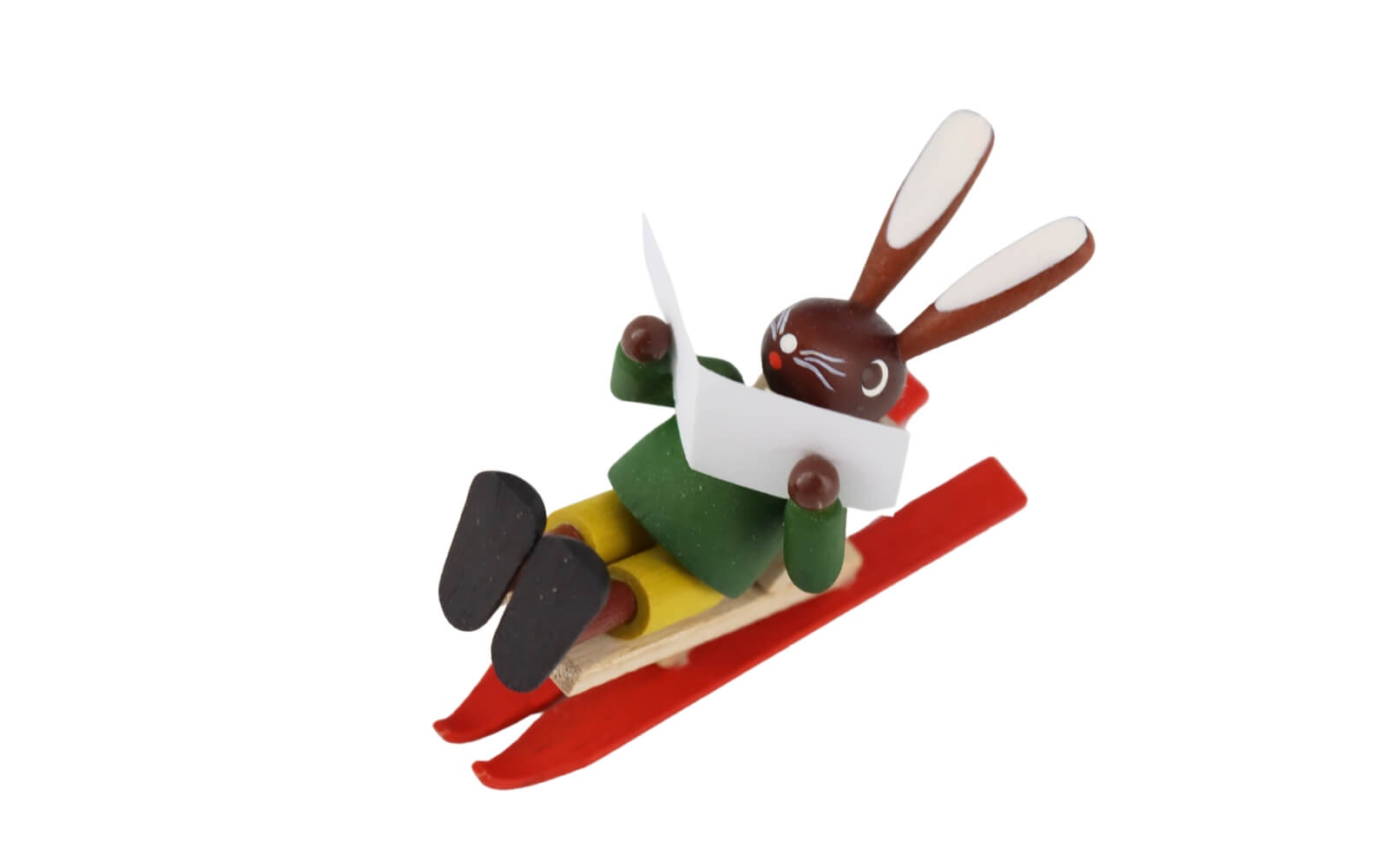 Hase mit Ski im Liegestuhl von Stephan Kaden_1