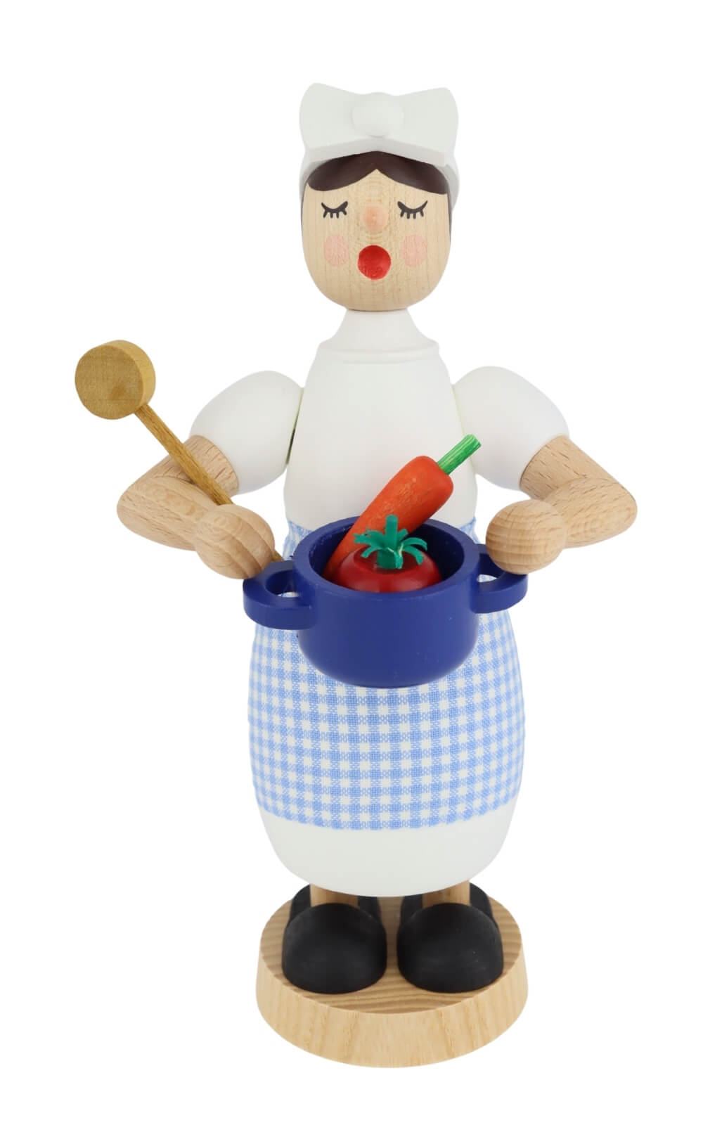Räuchermännchen Köchin, 19 cm von Richard Glässer