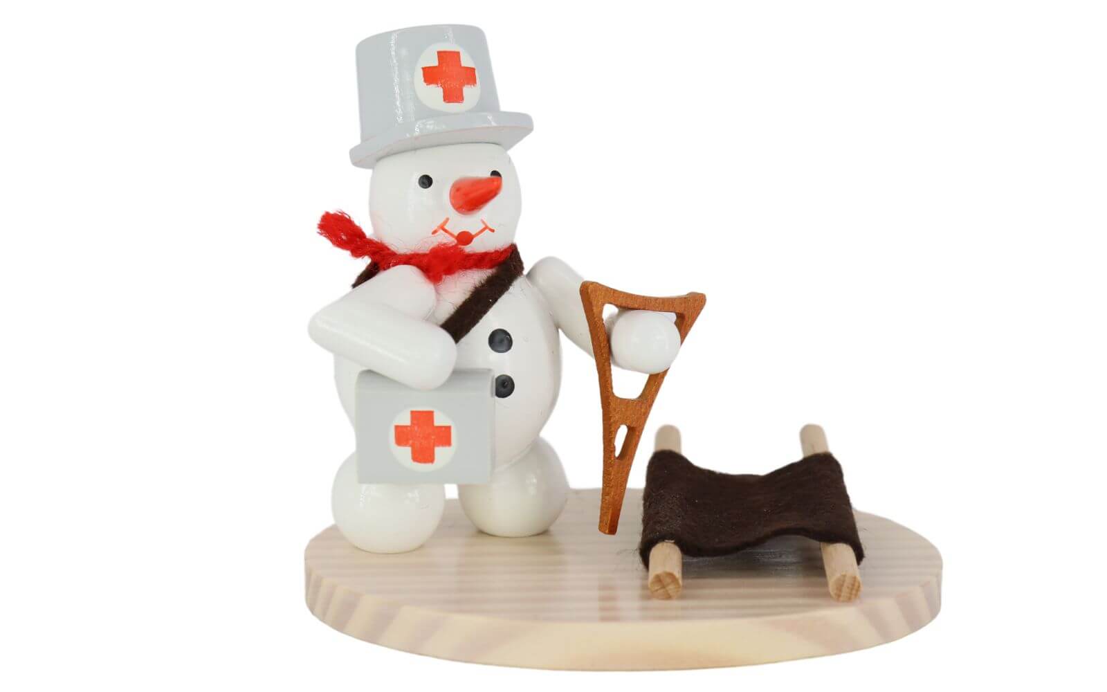 Miniatur Schneemann Sanitäter, 7 cm von Ralf Zenker_1