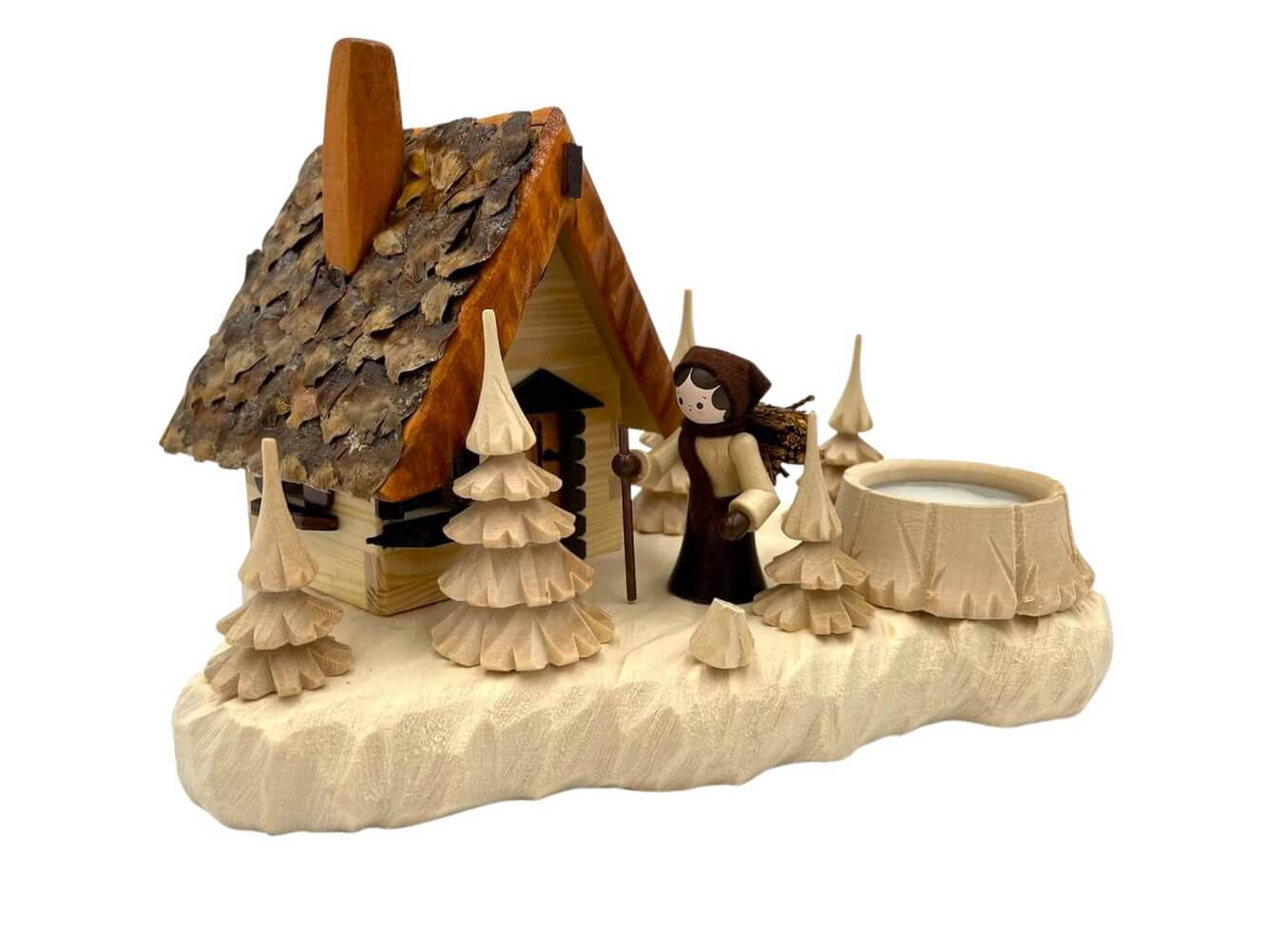 Landschaft mit Räucherhütte und Holzweibel von A. Lahl_Bild1