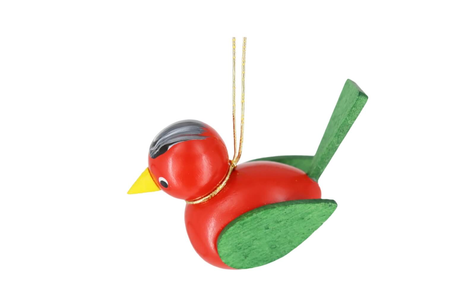 Vögel zum Hängen, 3 Stück, lila/rot/braun von SEIFFEN.COM_3