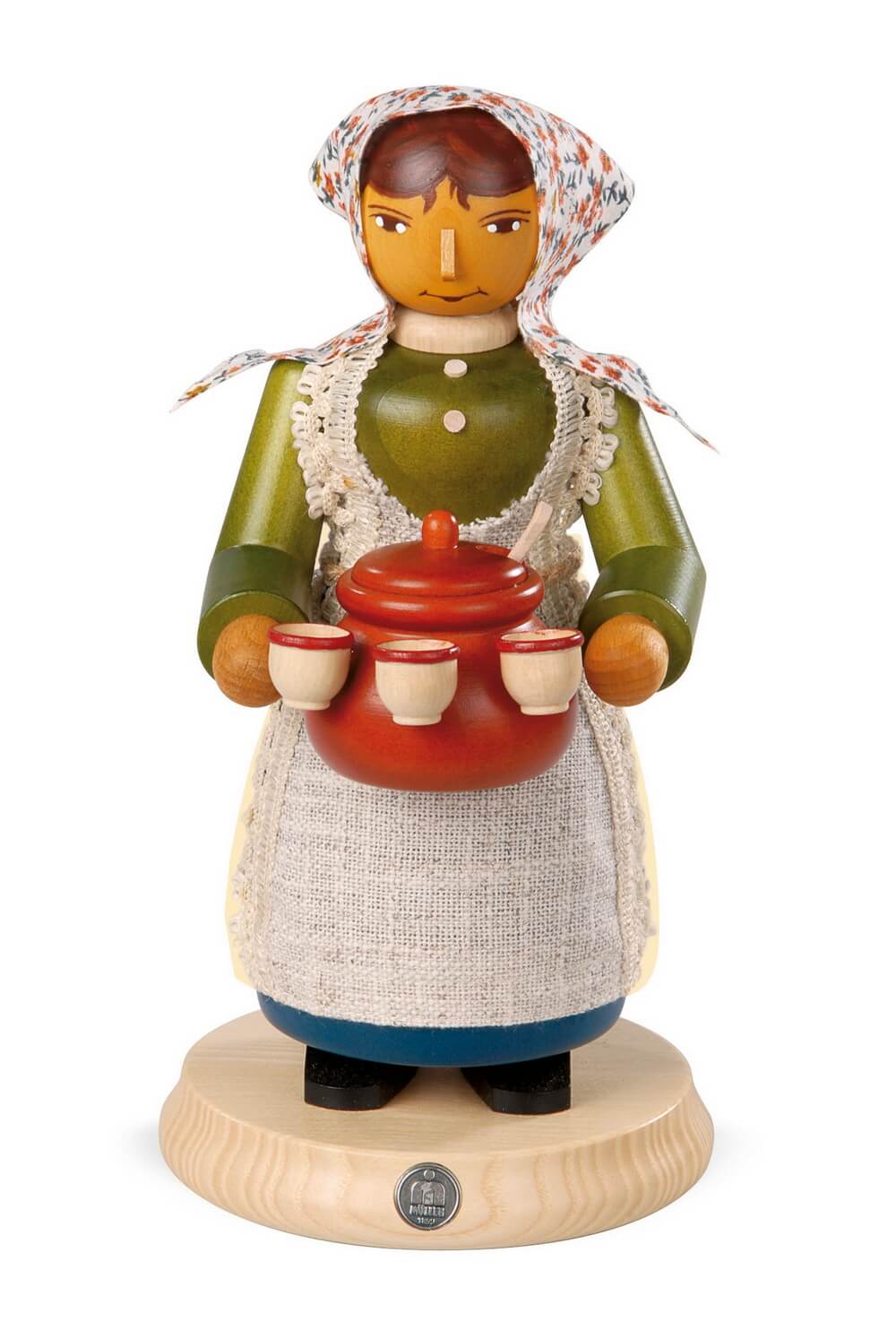 Räuchermännchen Glühweinverkäuferin von Müller Kleinkunst