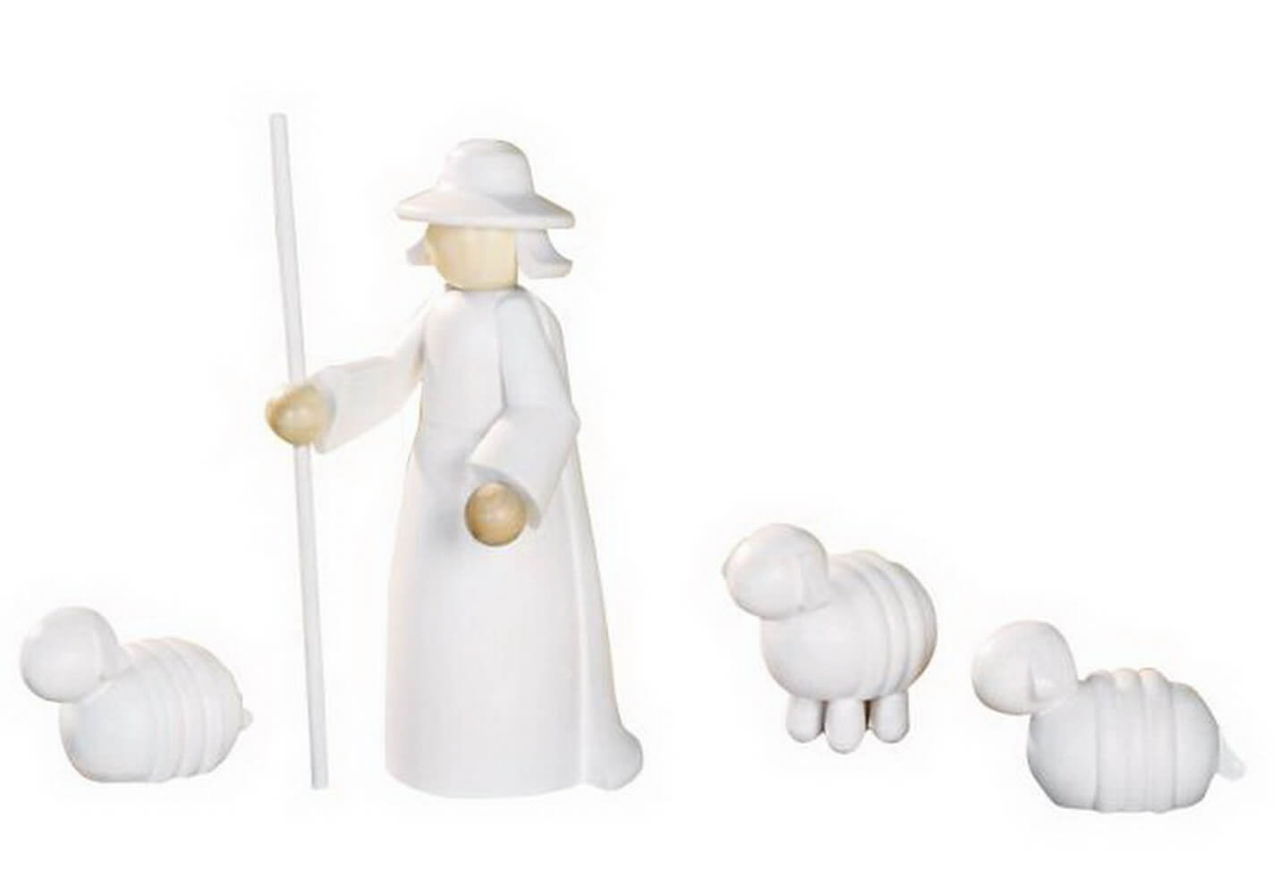 Miniatur Schäfergruppe, 4-teilig, 11 cm von KWO