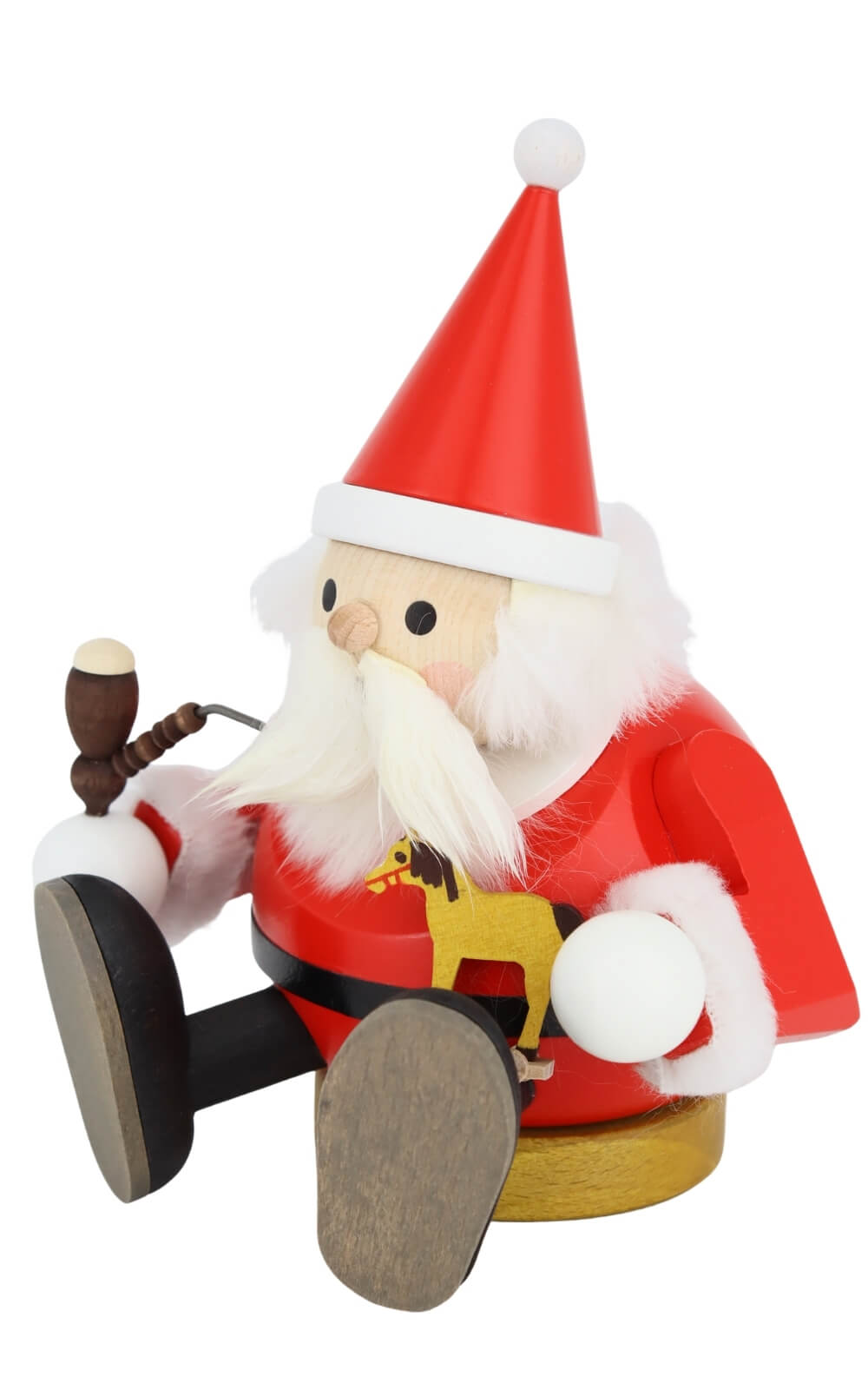 Räuchermännchen Weihnachtsmann, 15 cm, farbig von Richard Glässer