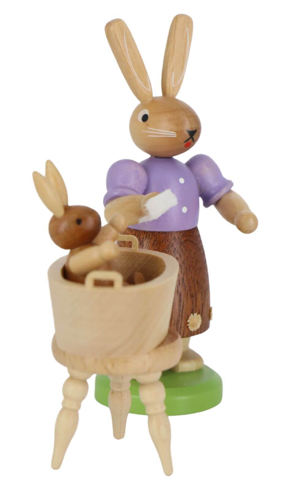 Osterhasenmutter mit badendem Kind von Müller Kleinkunst_2