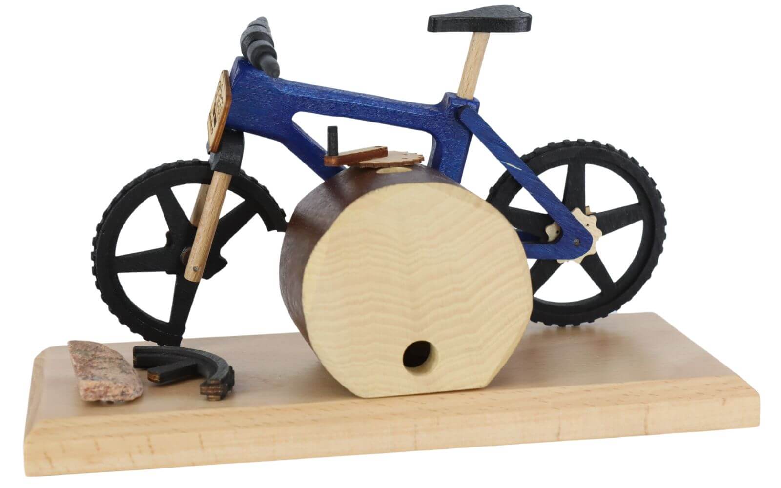 Räuchermann - Räucherfahrrad EBM Crashbike, blau von Gerd Hofmann_2