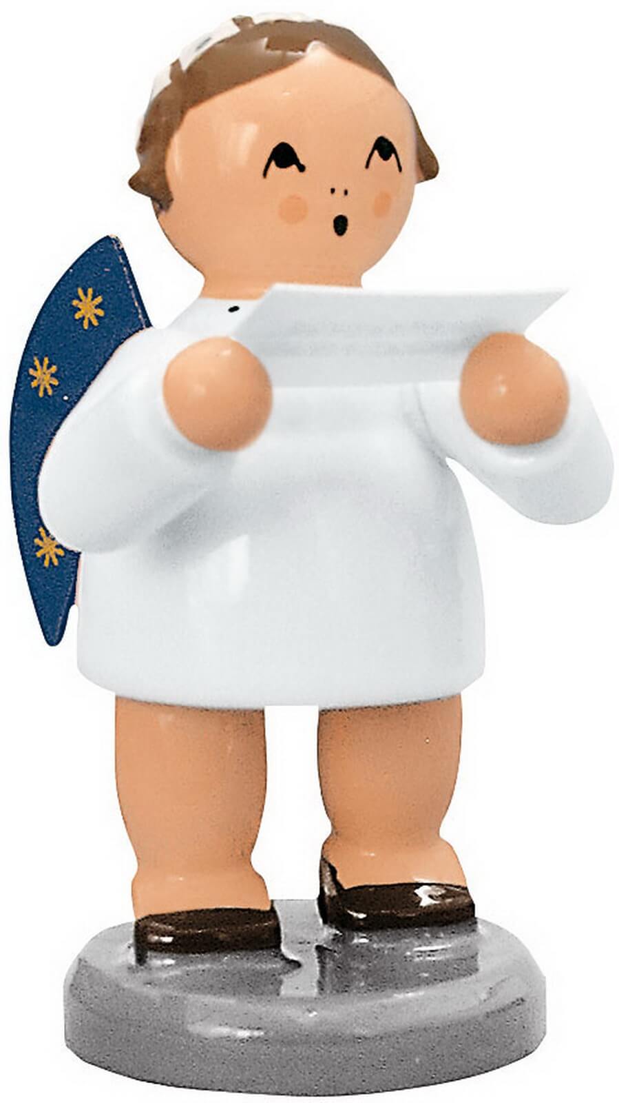 Miniatur Weihnachtsengel mit Notenblatt, 5 cm von KWO