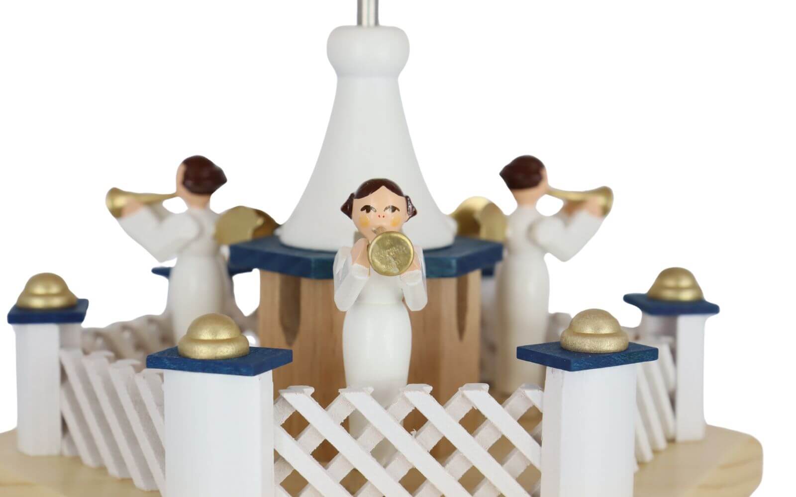 Weihnachtspyramide mit Heiliger Familie, 4 – stöckig, farbig, 54 cm von Richard Glässer_5