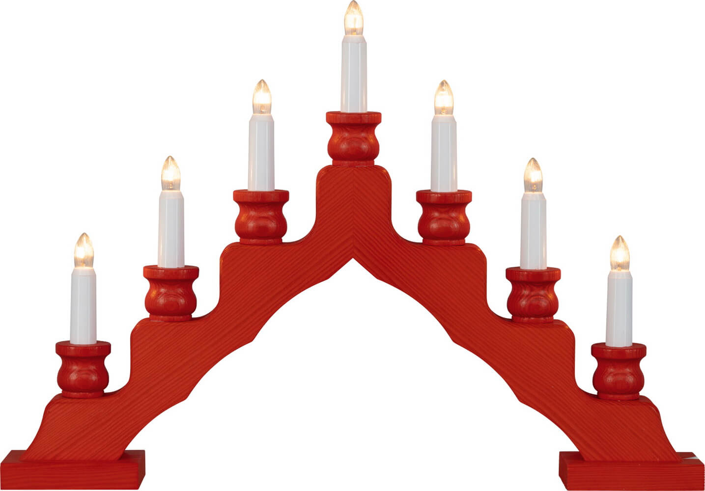LED Schwibbogen Trendiger Schwede, rot, 48 cm von Weigla