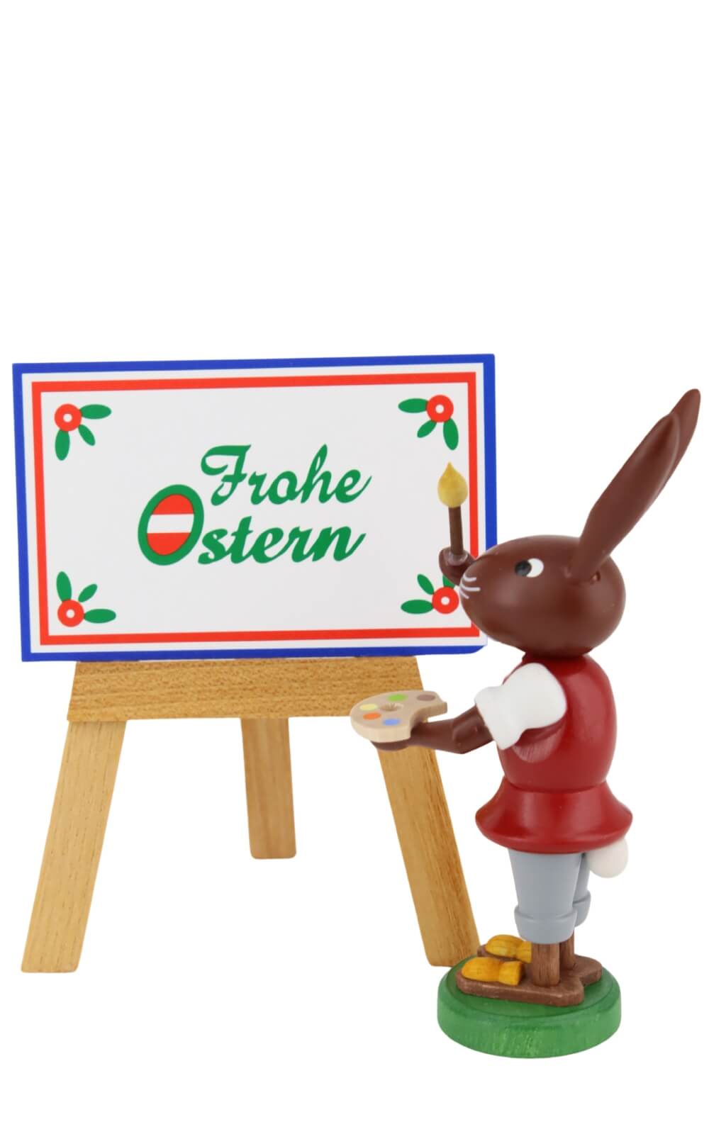 Osterhase mit Maltafel, 9 cm von Thomas Preißler_2