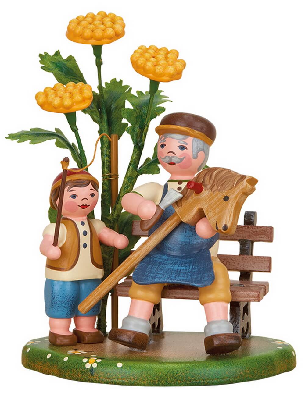 Miniatur Landidyll Opa und ich von Hubrig Volkskunst