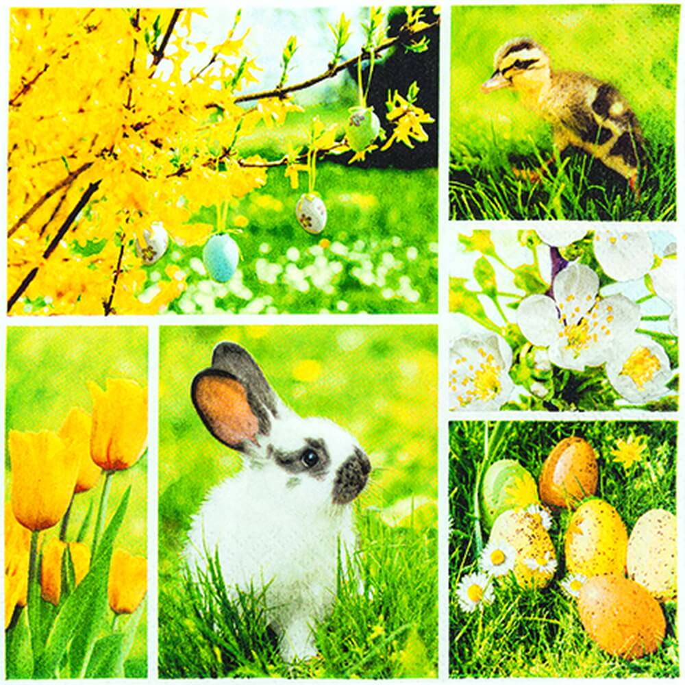 Osterservietten Easter Collage von Home Fashion®