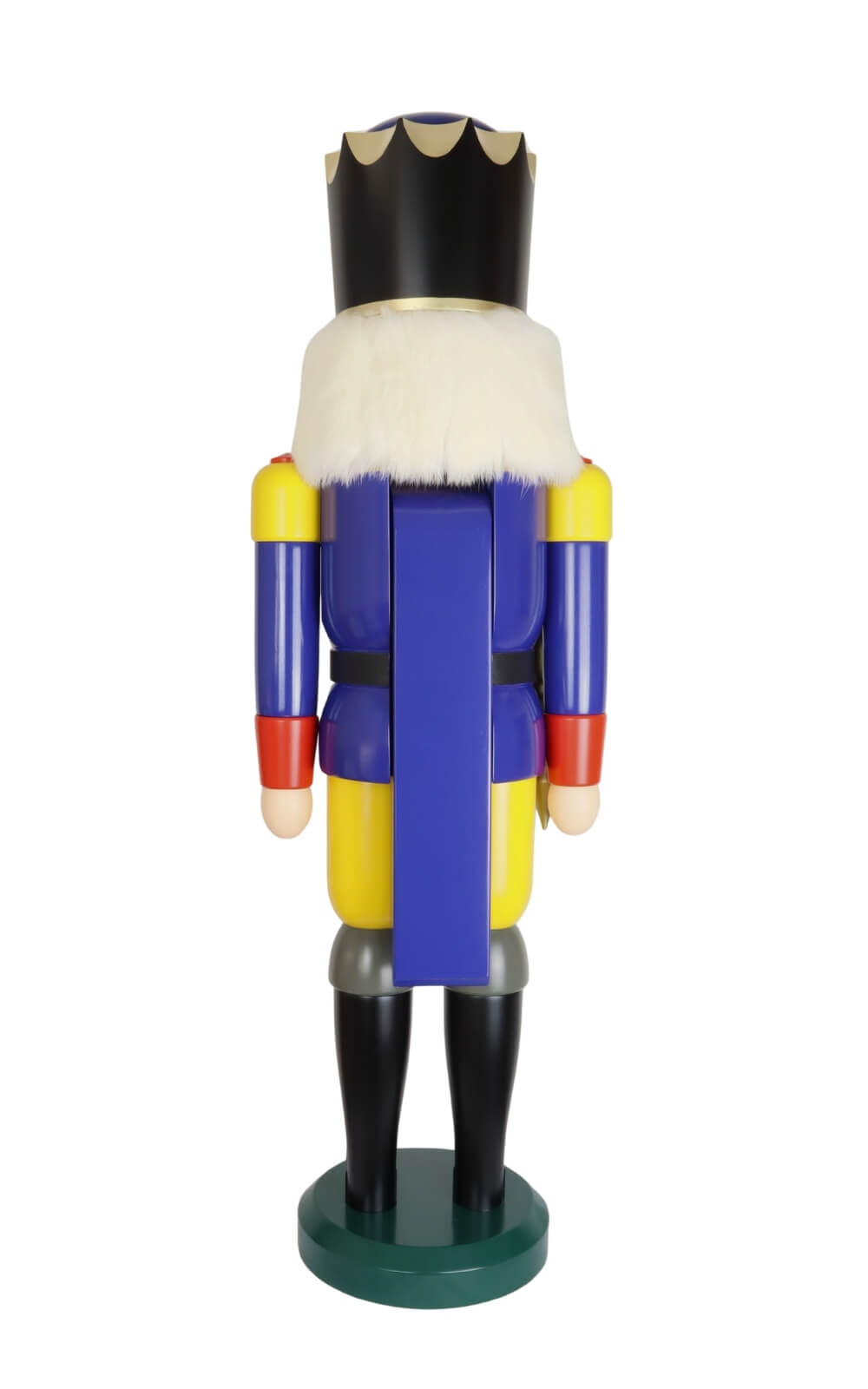 Nussknacker König, blau, 100 cm von Seiffener Volkskunst eG_5