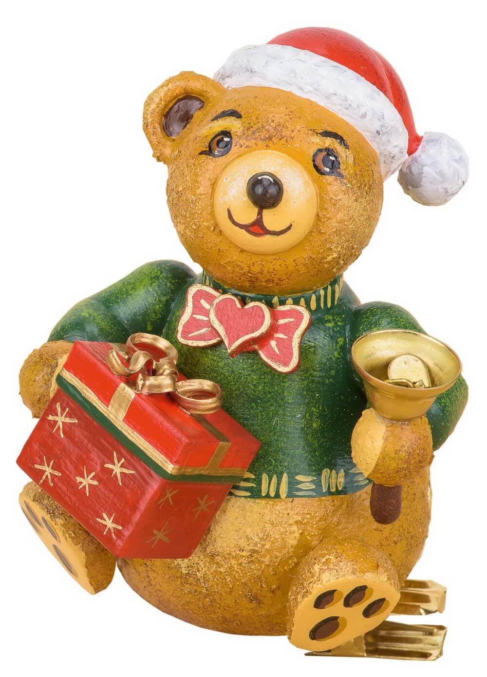 Christbaumschmuck Baumclipser Teddy Weihnachtsbärli von Hubrig Volkskunst