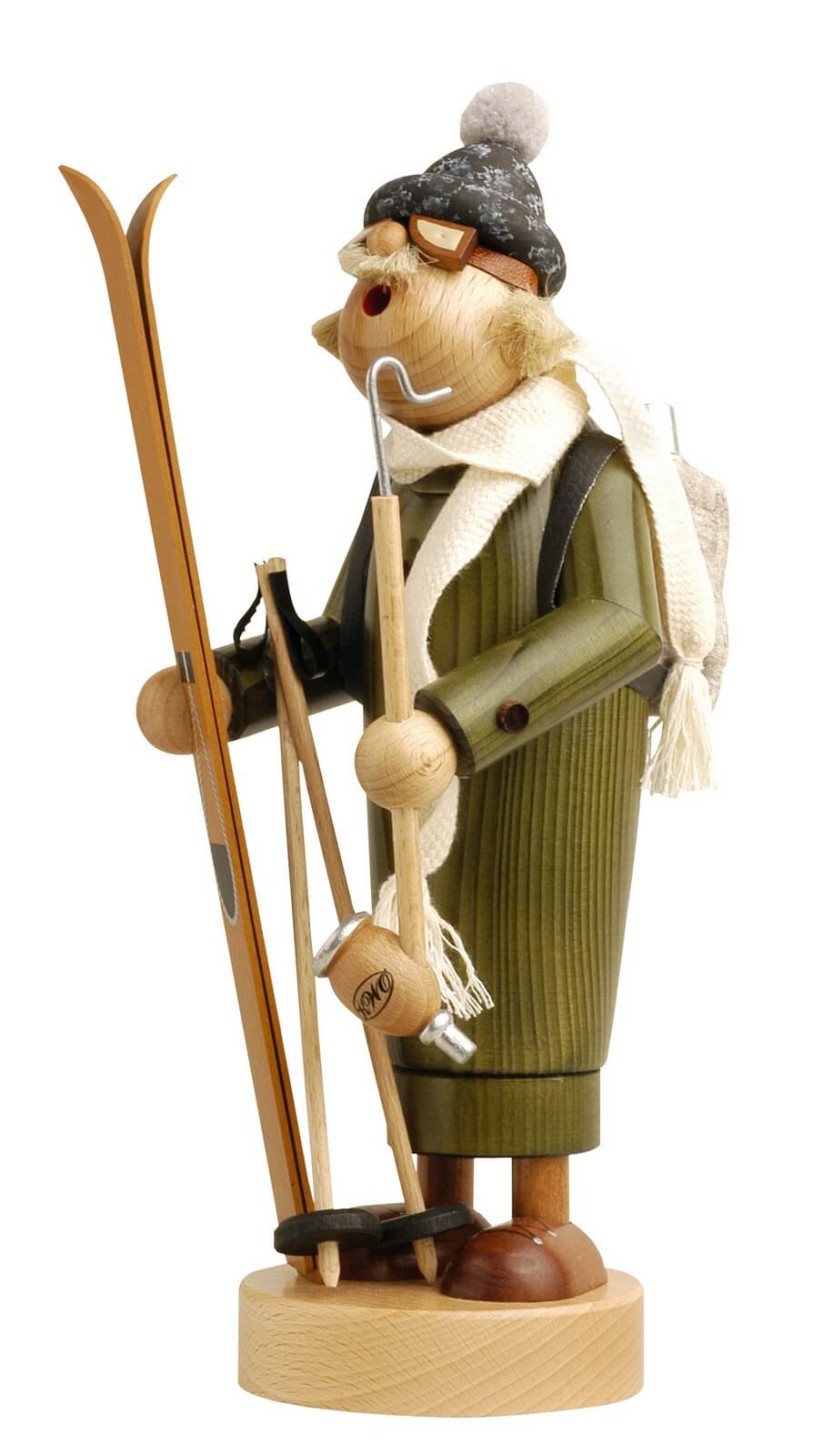 Räuchermännchen Skifahrer, 27 cm von KWO