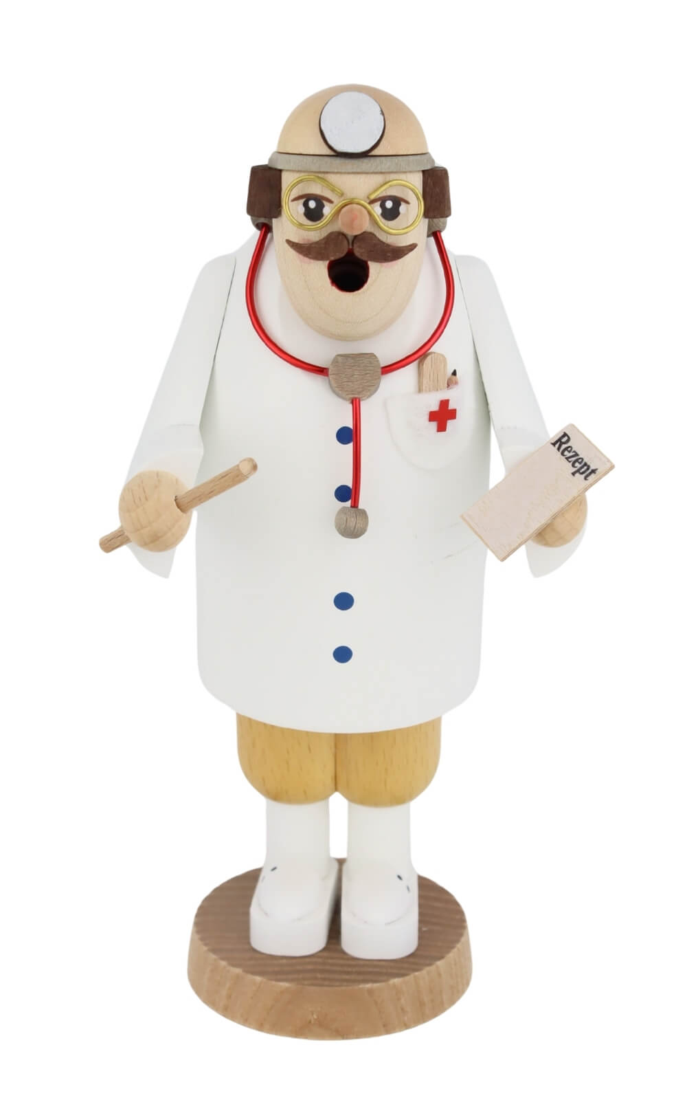 Räuchermännchen Arzt, 18 cm von Richard Glässer