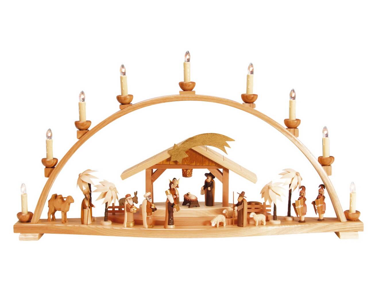 Schwibbogen Heilige Familie, 80 cm von Knuth Neuber_Bild1