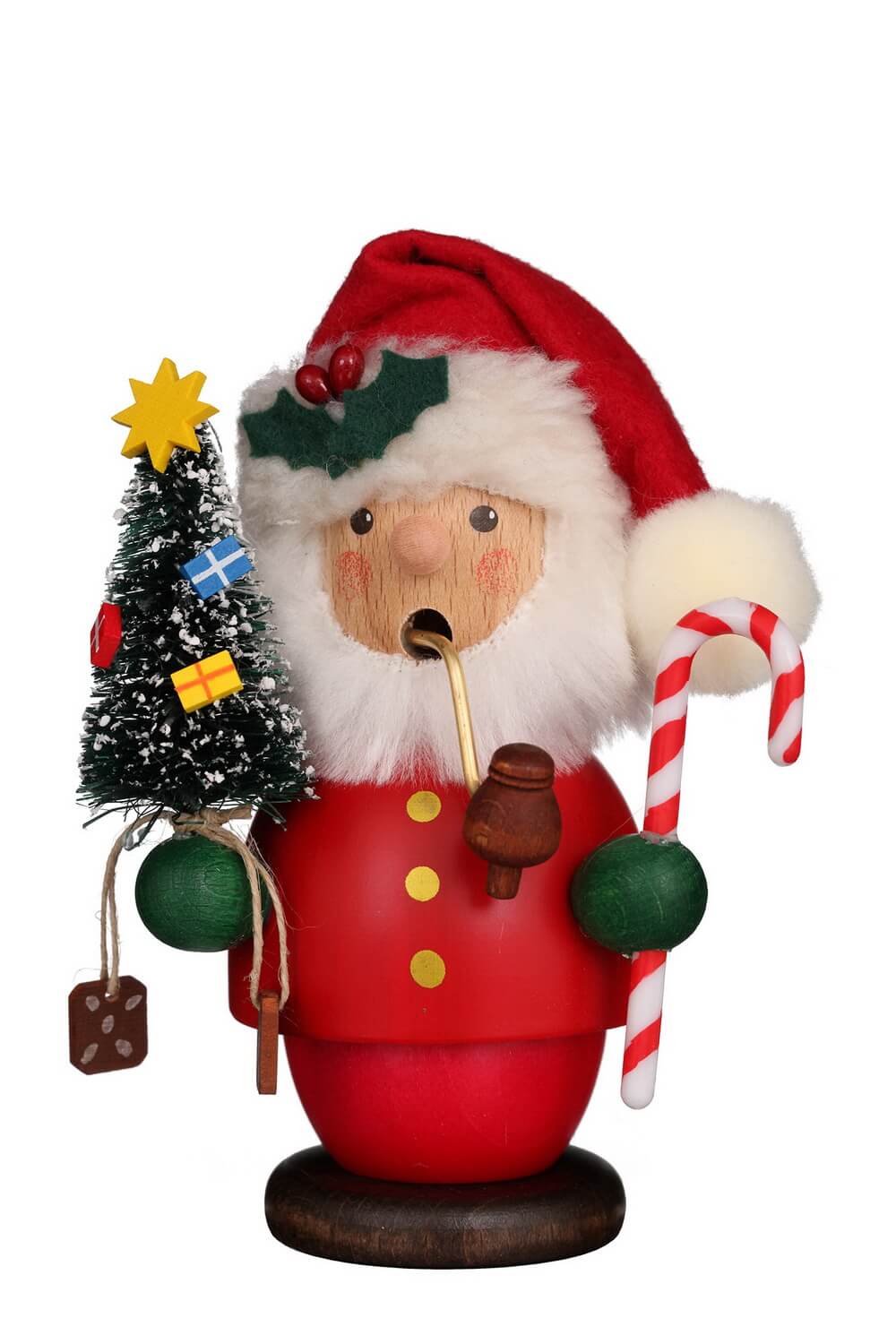 Räuchermännchen Weihnachtsmann, 12 cm, farbig von Christian Ulbricht