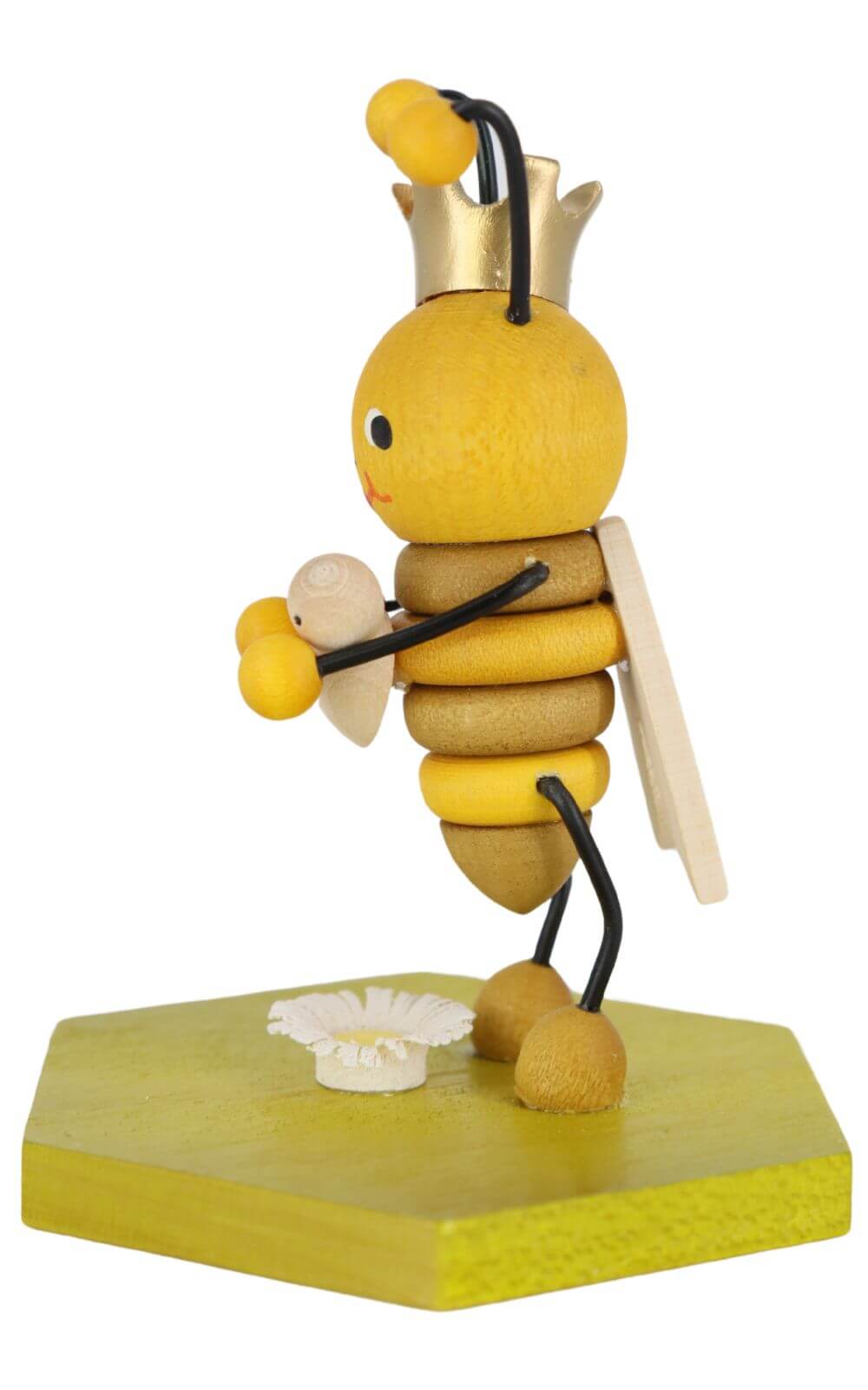 Miniatur Bienenkönigin, 8 cm, farbig von Ralf Zenker_3