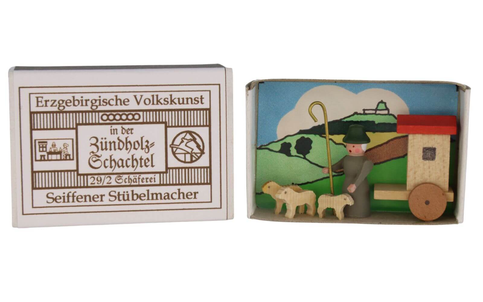 Zündholzschachtel Schäferei von Gunter Flath
