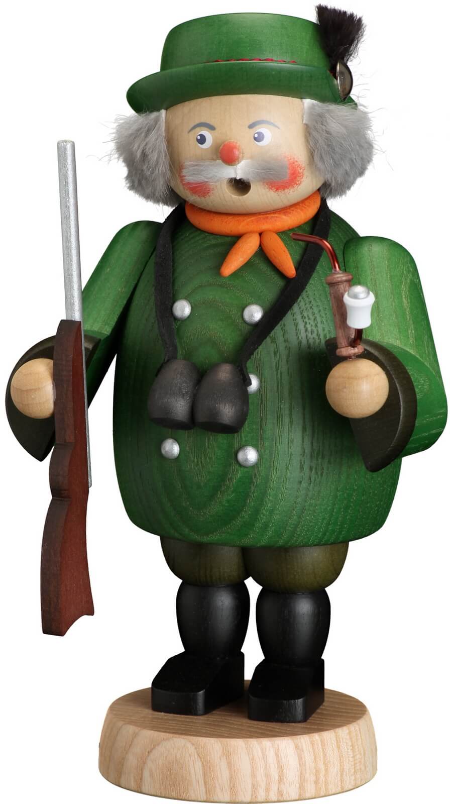 Räuchermännchen Jäger, 19 cm von Seiffener Volkskunst eG