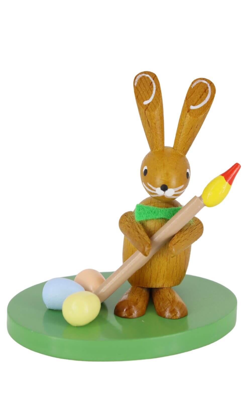 Osterhase mit Pinsel, farbig, 7 cm von Ralf Zenker_1